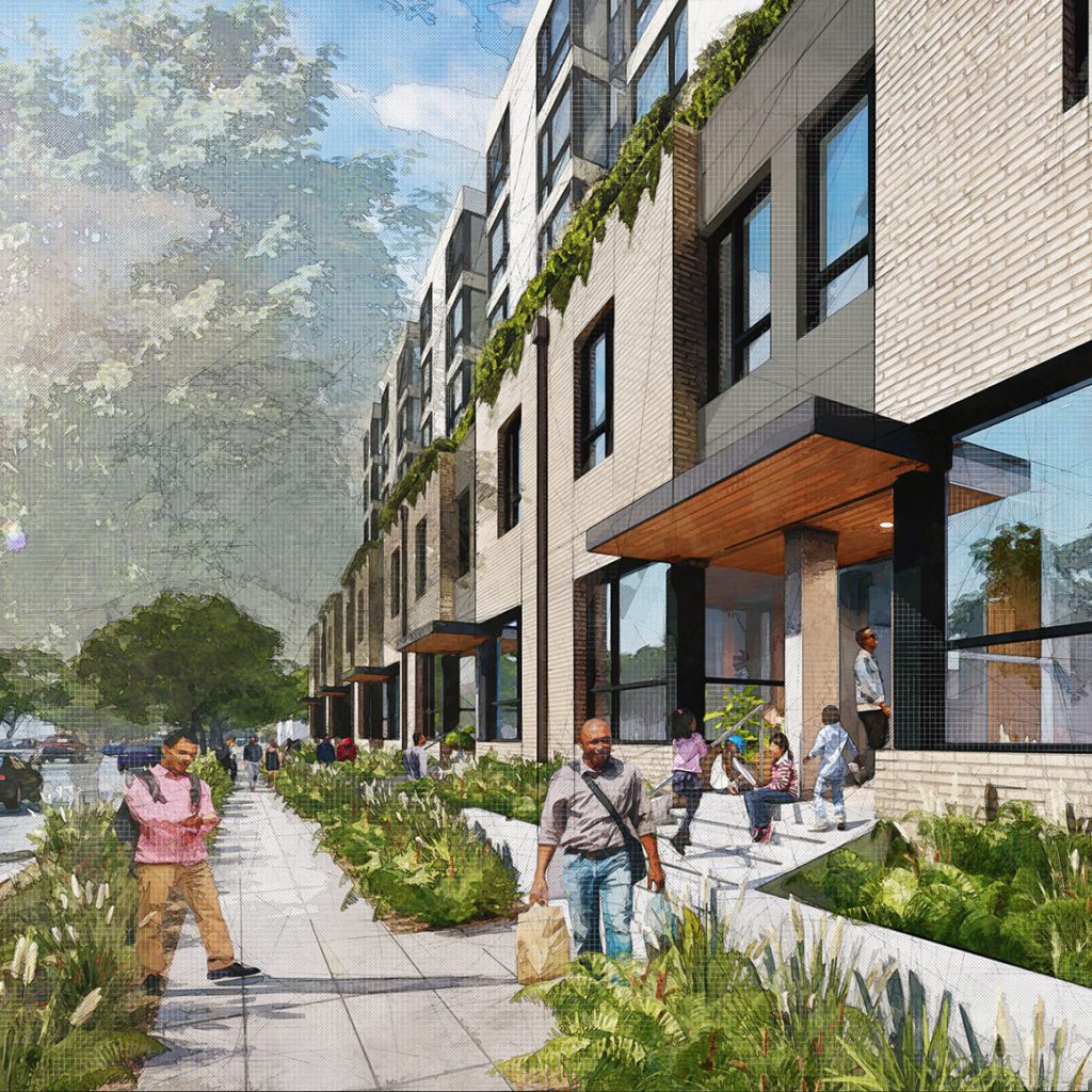 Midtown Apartment Streetscape Berger PartnershipBerger Partnership